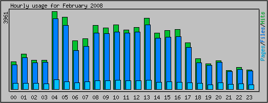 Hourly usage