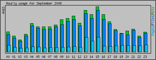 Hourly usage