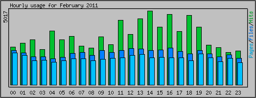 Hourly usage