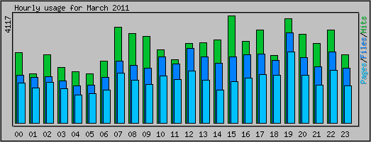 Hourly usage