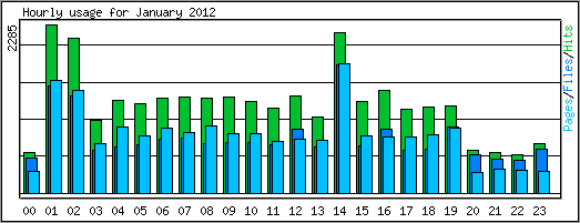 Hourly usage