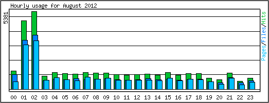 Hourly usage
