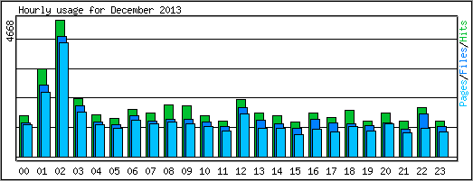 Hourly usage