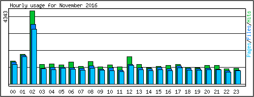 Hourly usage